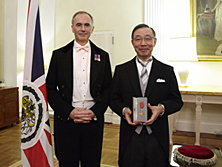 HM the Queen honoured Mr. Shunichi Sugioka, our President, with OBE