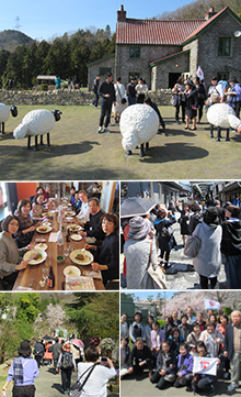 TOUR OF NAGAHAMA IN KOHOKU AND VISIT TO THE “SHAUN THE SHEEP FARM GARDEN”