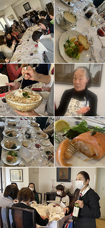 婦人部主催　英国料理教室と英国ワイン試飲会