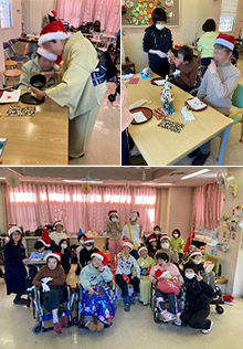 Visit to the facility for disabled persons in Uozaki